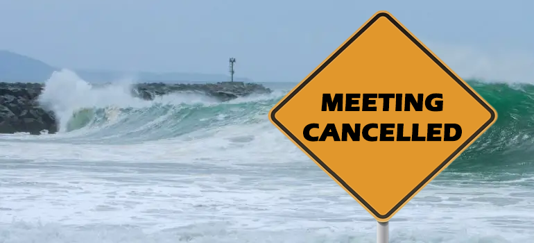 May 2023 Meeting Cancellation Notice